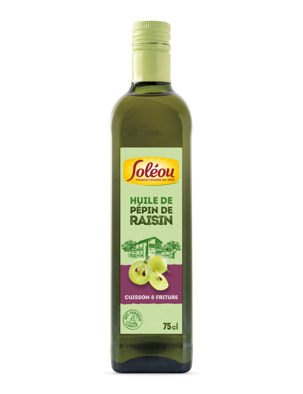 Huile de Pépin de raisin - 75cl - Soléou, créateur de goût