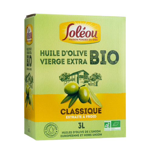 Huile d'olive bio Classique - Bag In Box 3L