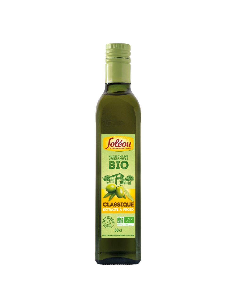 Huile d'olive bio Classique - Bouteille 50cL