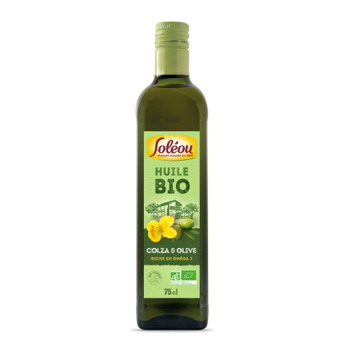 Huile de colza et olive BIO - Bouteille 75cl