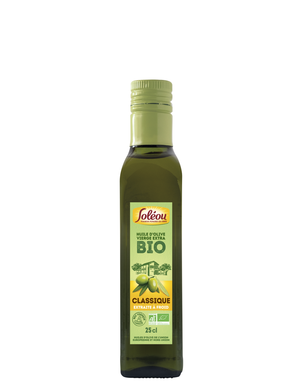 Huile d’olive bio Classique - Bouteille 25cl