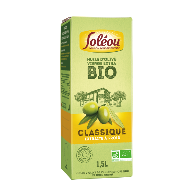 Huile d’olive BIO Classique – Bag-In-Box 1,5L