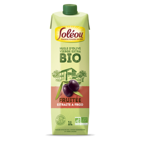 Huile d’olive bio Fruitée - Tetra 1L