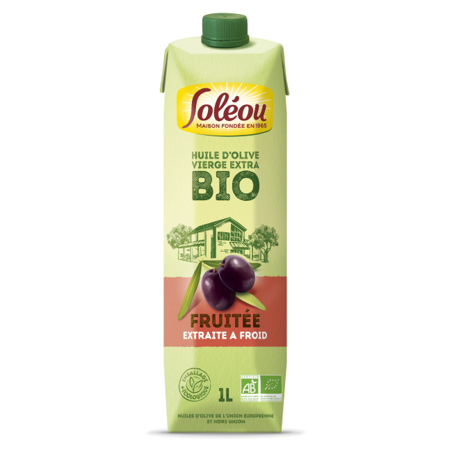 Huile d’olive BIO Fruitée - Tetra 1L