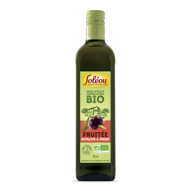 Huile d’olive BIO Fruitée - Bouteille 75cl