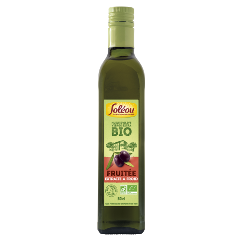 Huile d'olive bio Fruitée - Bouteille 50cL