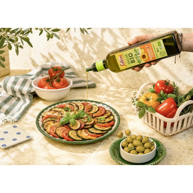 Huile de tournesol et olive - Format 75cL BIO