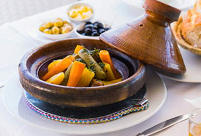 Recette d'hiver - Tajine de poulet aux carottes et aux olives