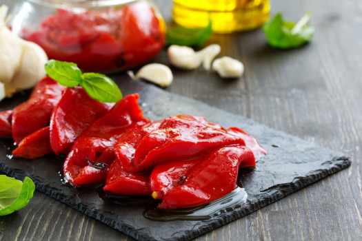 Poivrons marinés à l'huile d'olive Soléou
