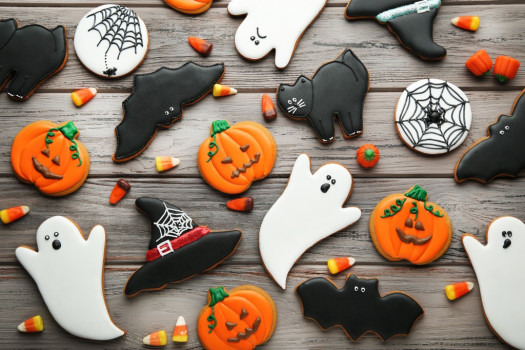 Biscuits d'Halloween à l'huile d'olive