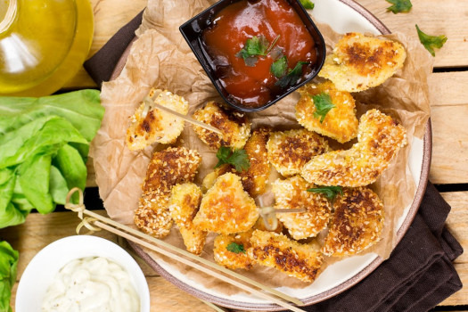 Nuggets de Poulet Maison aux Graines de Sésame