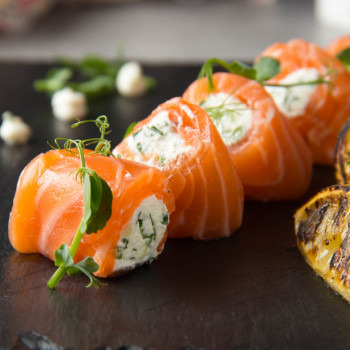 Rolls Apéritifs de Saumon au chèvre frais