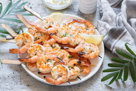 Recette de Brochettes de Crevettes Marinées