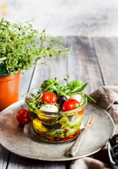 Recette de légumes d’été marinés à l’huile d’olive