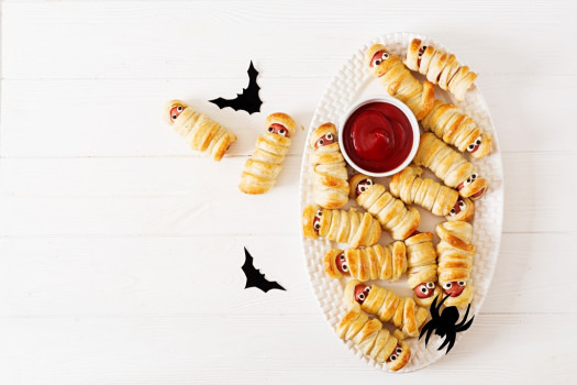 Recette de Momies Feuilletées d'halloween 