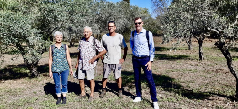 Visite annuelle de l'Equipe COPAINS sur l'île de Porquerolles