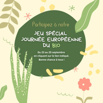 Soléou organise un jeu concours dédié à la Journée Européenne du BIO