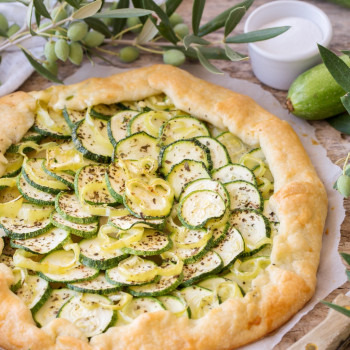 Recette de Tarte aux courgettes & huile d’olive