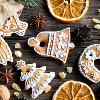 Recette de Biscuits de Noël avec glaçage & huile d’olive