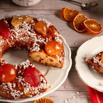Recette de Brioche des Rois Provençale avec fruits confits