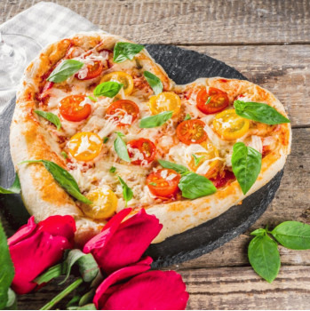 Recette Saint-Valentin : pizza marguerite maison