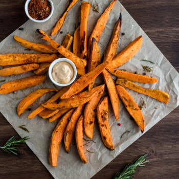 Recette de frites de patates douces